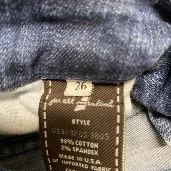 Jeans: 7 for All Mankind, size 26 - Picture 3 of 4